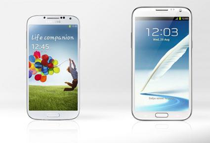 غالاكسي S4 في مواجهة غالاكسي Note2: ماذا تختار؟